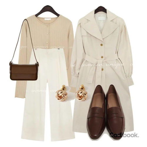 秋冬氣質(zhì)穿搭指南 大衣、毛衣與闊腿褲的時(shí)髦組合